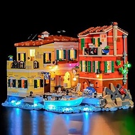 GEAMENT LED Light Kit Compatible with Lego Italian Riviera Building Blocks Model - Lighting Set for 