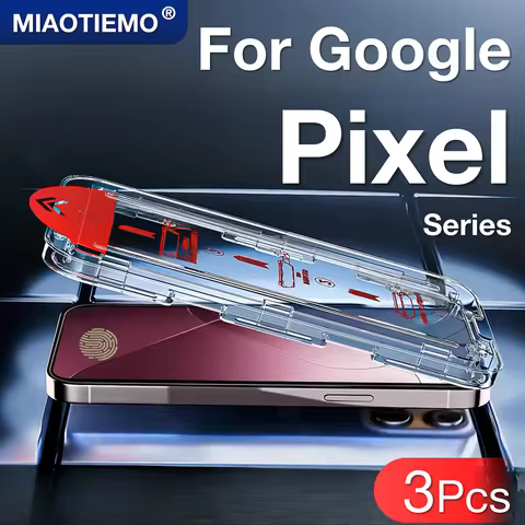 2-3Pcs For Google Pixel 9a 9 Pro XL 8 8A 7 7A 6 4G 5G Screen Protector Fingerprint Toughened Glass A