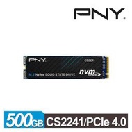 PNY CS2241 500GB M.2 2280 PCIe 4.0 SSD固態硬碟