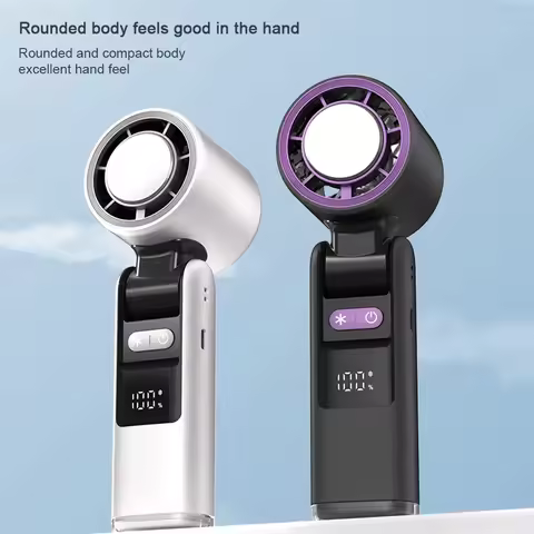 4000MA Multi Speed Handheld Fan USB Mini Portable Refrigeration Charging Turbo Desktop Wireless Elec