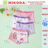 Combo of 4 girls' shorts Capybara Cold Mesh girls' underwear Breathable stretch Cotton Mikoda QL8