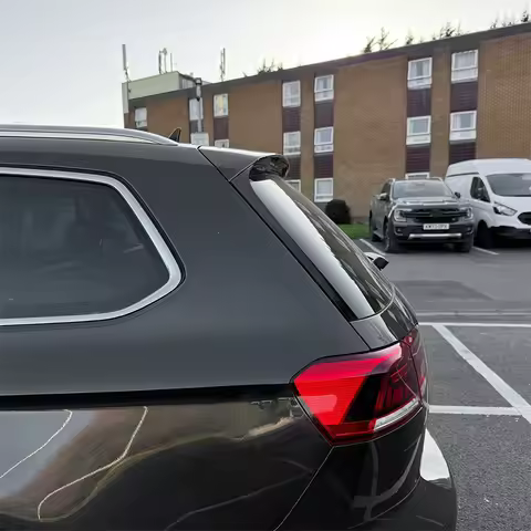 2PCS/SET Rear Window Side Spoiler Trim For Passat B8 B8.5 Wagon 2015-2023 Side Wing Rear Wing Car St