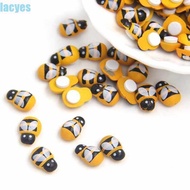 LACYES Toys Wooden Fridge Sticker Self-adhesive Mini Bee Home Decoration