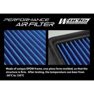 WORKS ENGINEERING Air Filter Toyota Altis '07 E170  Vios '07 NCP93 Harrier '14 XU60 Wish ZGE20 (WASH