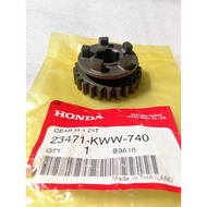 100% ORIGINAL WAVE110 4TH GEAR 24T 0 23471-KWW-740 GEAR BOX GEARBOX GIGI WAVE-110 WAVE 110 W110