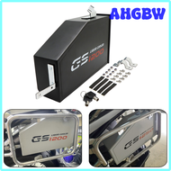 AHGBW กล่องข้างอะลูมิเนียมกล่องเครื่องมือรถจักรยานยนต์กันน้ำสำหรับ BMW R1200 R1200GS GS R1250 GS R12
