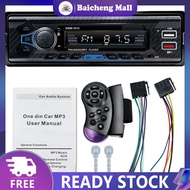 【Baic💥】Car Radio Stereo Player Digital Bluetooth Car Mp3 Player Fm Radio Stereo Audio Music USB/SD Car Multimedia Player