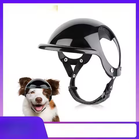 Pet helmet new hat dog cat locomotive safety helmet hat accessories hat headgear factory direct sale