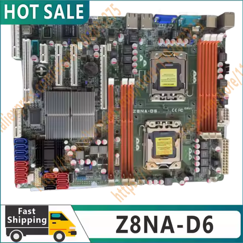 100% Original Test Z8NA-D6 Motherboard Socket LGA 1366 DDR3 X58 Desktop Motherboard