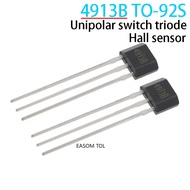 10PCS OH4913 TO-92S LN4913SRB TLE4913B HAL4913 4913B full polarity switch transistor Hall