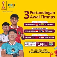 Nex Parabola Paket World Cup U-17 free Basic
