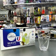Duralex Wave 36cl (12.5oz) Tumbler/Clear Tumbler/Gelas Duralex/Cawan Duralex/Set Cawan/Set Gelas