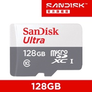 SanDisk Ultra microSD UHS-I 128GB 128G Memory Card-White Small Card 100MB/