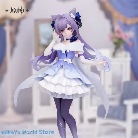 [Official] Keqing Ver 1/8 Figures MiHoYo Original Merch Genshin Impact Keqing Figures Doujin Cosplay