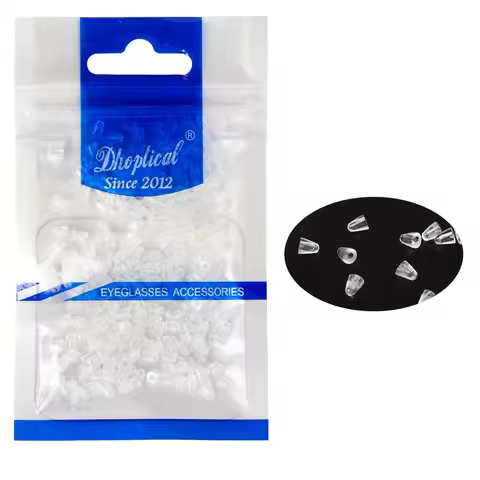 200 Piece Rimless Glasses Cap PVC Eyeglasses Accessories for Frameless Glass Nut Cap Eyewear Shop an