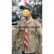 1 set of SCOUT UNIFORM FOR BOYS / SCOUTING PDU SCOUTING UNIFORM / PDU SCOUT RAPILO UNIFORM SET