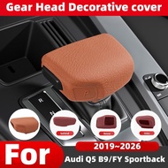 For Audi Q5 B9/FY Sportback 2019 2020 2021 2022 2023 2024 2025 2026 Car Silicone Gear Shift Knob Cov