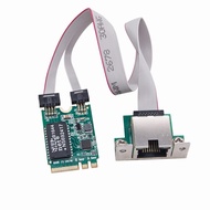 NEW M.2 A+E Gigabit Ethernet Network Card M2 to RJ45 COM Port Lan Adapter 10/100/1000Mbps Network Ad