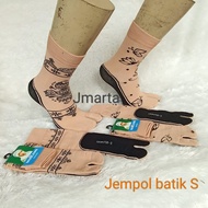 kaos kaki jempol muslimah motif batik 12pasang