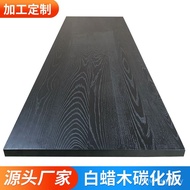Papan berkarbonat kayu lilin hitam papan kayu kayu pepejal meja teh meja meja teh meja kayu solid ka