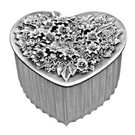 Pewter Trinket Box - Love
