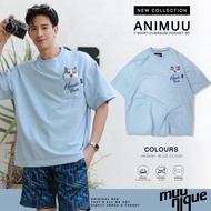 MUUNIQUE T-shirt Oversize Pocket 3D HASUKI