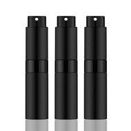 8ML Mini Atomizer Perfume Travel (Matte Black) Refillable Bottle Portable Spray Bottle for Cologne a