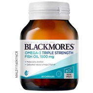 Blackmores Omega 3 Triple Strength Fish Oil 1500mg (30 / 60 Caps) Blackmores Triple Fish Oil