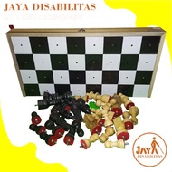 XL JUMBO TUNANETRA CHESS BOARD| BLIND CHESS BOARD | DISABILITY |CHESS CHESS