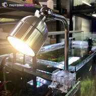 Đèn rọi CoB XinMa 5W - 3 chế độ màu (vàng/trắng/trắng vàng) cao cấp cho hồ thủy sinh hồ cá 10-50cm