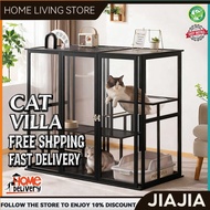 JIAJIA New Cat Villa Cat Cage Indoor Closed Cat Cabinet Four Seasons Universal Large Space Cat House