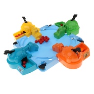 [tenlzsp0bc] Desktop Hungry Hippo Game Fun Board Game Toy (With English Manual) For Kids Children