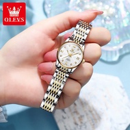 Oris Brand Watch Factory Automatic Mechanical Watch Luminous Niche Mini Ladies Watch Pointer Type Butterfly Double Snap Watch