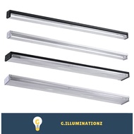 0.6M / 1.2M T8 Single / Double Tube Casing / 1.2M Lamp Holder / 4FT 2FT T8 Linear Light Fitting / Fixture