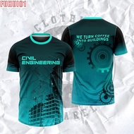 2026Drifit Men's and Women's Short Sleeve Civil Engineering Comprehensive Sublimation High Quality 3