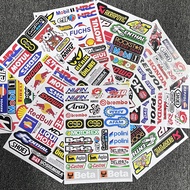 HRC NGK MOTUL GoPro sponsor sticker motorcycle stickers waterproof decals set