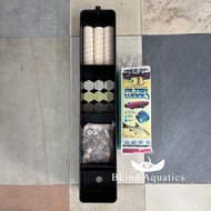 Aquarium Top Filter Box for 2.5ft tank above. 27" x 5" x4.5" media filter box akuarium ikan