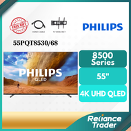 【FREE SHIPPING】Philips 8500 Series 4K UHD QLED TV (55") 55PQT8530 / (65") 65PQT8530 / (75") 75PQT853