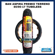 80/90-17 Tubeless Tire Aspira Premio Terreno 80/90 Ring 17 Underbone Motorcycle Tire Ring 17