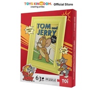 TOI TOM & JERRY PUZZLE FRAME HOLIDAY FUN SET 63 PCS 23243 RANDOM