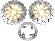 Arashi Front Rear Brake Disc Rotors for Honda CB 400 Vtec 1999-2015 Motorcycle Replacement Accessori