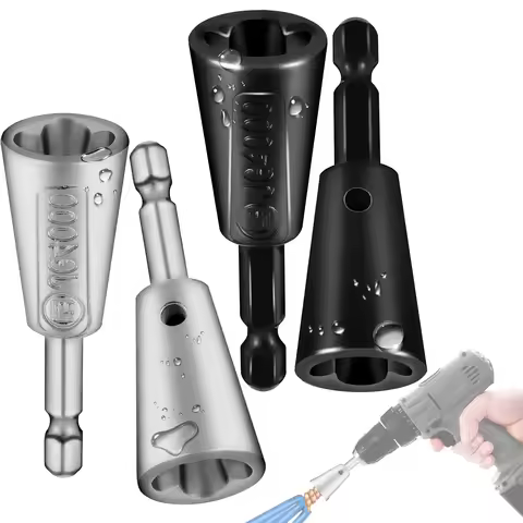 4pcs Wire Twister Tool for Drill, Upgrades 1/4 inch Hex Shank Drill Wire Twister, Wire Nut Twister f