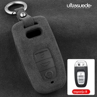 เคสกุญแจป้องกันสำหรับ Audi A4 A5 A6 A3 TT Q3 Q5 Q7 แบบหนังเทียม