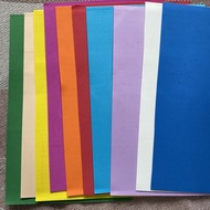 10pcs Eva Foam Non-Glitter Non-Adhesive Sheet Assorted Colors School Office Supplies Arts and Crafts