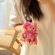 Vật Trang Trí Túi Hello Kitty 50 Năm Kỷ Niệm Cổ Điển Màu Đỏ Đen Hồng Vật Trang Trí Túi Xách Họa Tiết