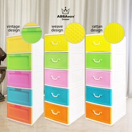 Tier Drawer Cabinet Abbaware 5 Tier Candy/Plastic Drawer/Laci Simpanan/Drawer Storage Cabinet/Almari Baju