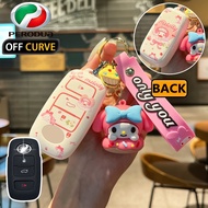 Perodua Melody Sanrio Car Key Case Cover For Toyota Agya Xenia Avanza Raize Veloz 2025 Remote Car Ke