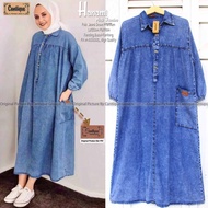 Hanami Midi Jumbo By Cantique Midi Dres Jumbo Ld 130 Gamis Jeans Jumbo