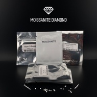 Moissanite Diamond/Moise Diamond DColor VVS1 Round Shape Small Size Genuine 1 carat 1 pack[Size 1.00