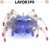 LAYOR1P9 Robotic Spider Toy, Movable Legs Battery Operated Electric Robot Spider, DIY Educational No
